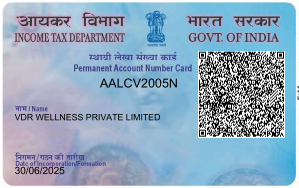 PAN Certificate